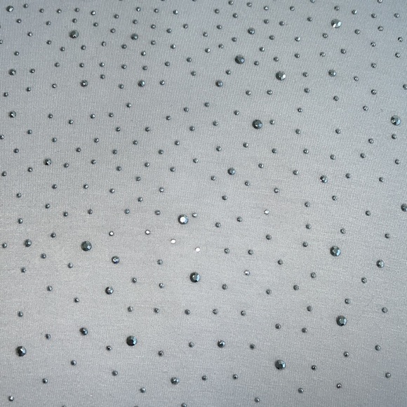 💥💥Design History Large White w/ Rhinestones Blouse - Picture 3 of 11